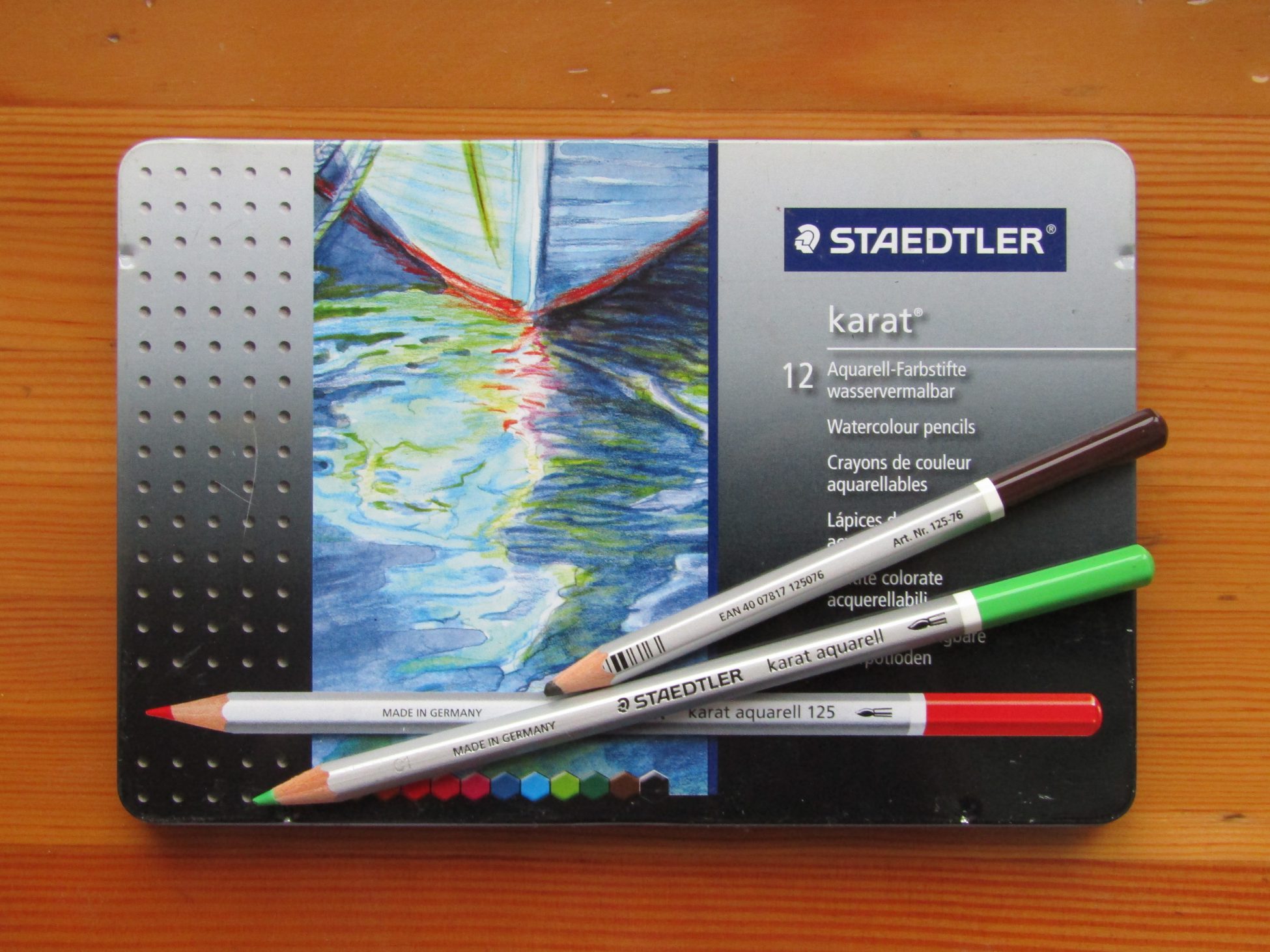 Professional Watercolor Pencils Staedtler Karat: the Main Features